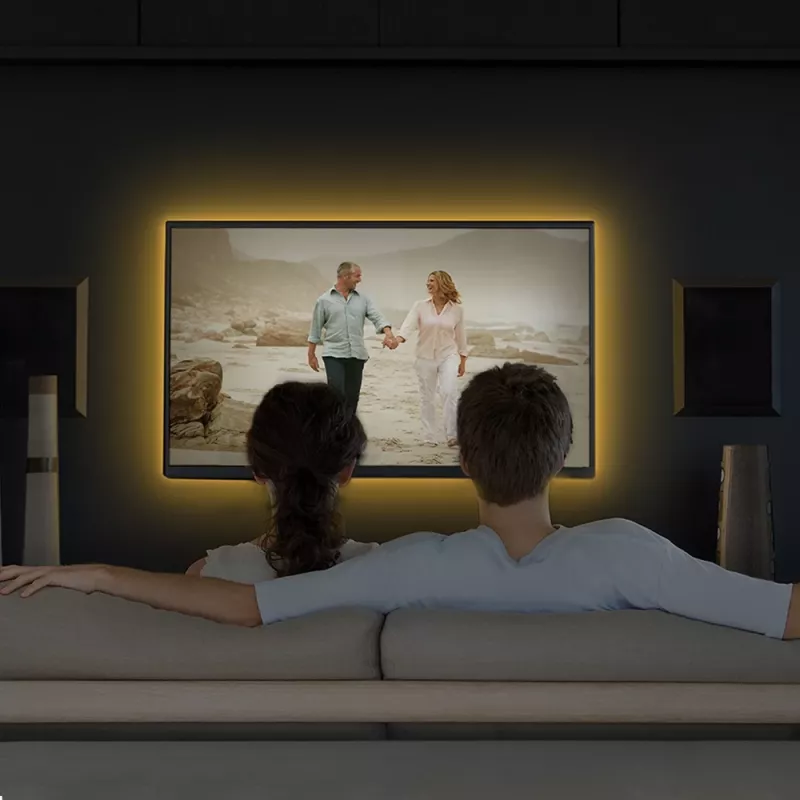 TP-Link Tapo Smart Wi-Fi šviesos juosta, universali juostinė šviesa, apšvietimo nuotaika, vidaus / lauko, lipni juosta, daugiaspalvė, kintama