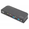 DIGITUS KVM jungiklis, 2x1 DP, DP/HDMI išėjimas, USB 4Kx2K@60Hz