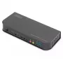 DIGITUS KVM jungiklis, 2x1 DP, DP/HDMI išėjimas, USB 4Kx2K@60Hz