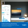 TP-Link Tapo Mini Smart Wi-Fi kištukas su energijos stebėjimu, vidaus, baltas, namams, biurui, būsena, Android, iOS, belaidis