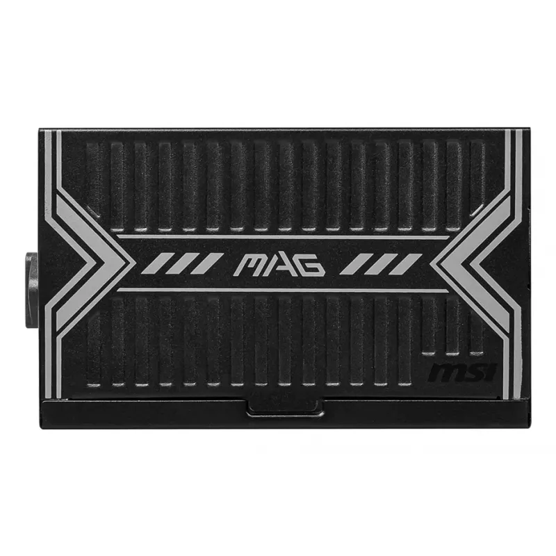 MSI MAG A550BN UK PSU '550W, 80 Plus Bronze sertifikuotas, 12V vienos šynos, DC-DC grandinė, 120mm ventiliatorius, nemodulinis, pinti kabeliai, ATX maitinimo blokas, UK maitinimo laidas, juoda'