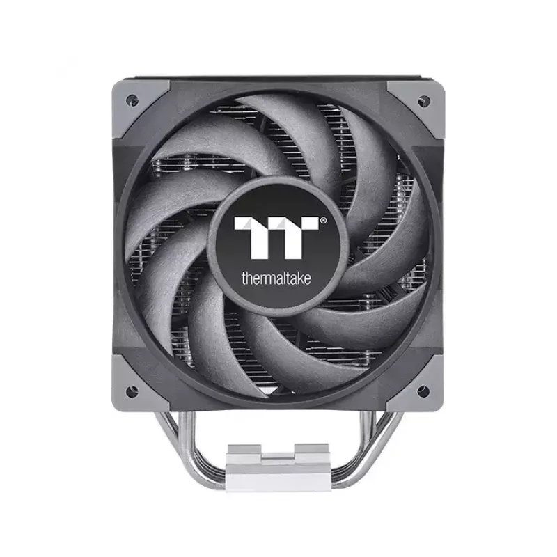 Procesoriaus aušintuvas THERMALTAKE Toughair 510, du 120 mm ventiliatoriai, 4 šilumos vamzdeliai, 159,5×98,8×123,6 mm, juodas