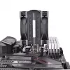 Procesoriaus aušintuvas THERMALTAKE Toughair 510, du 120 mm ventiliatoriai, 4 šilumos vamzdeliai, 159,5×98,8×123,6 mm, juodas