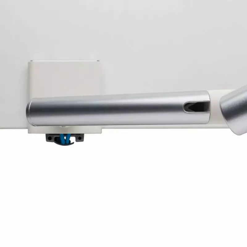 Stalinis monitoriaus laikiklis ART RAMM L-19GD, skirtas 17–32 colių monitoriams, dujinis, 2–9 kg, 2x USB 3.0, baltas, spaustuvas