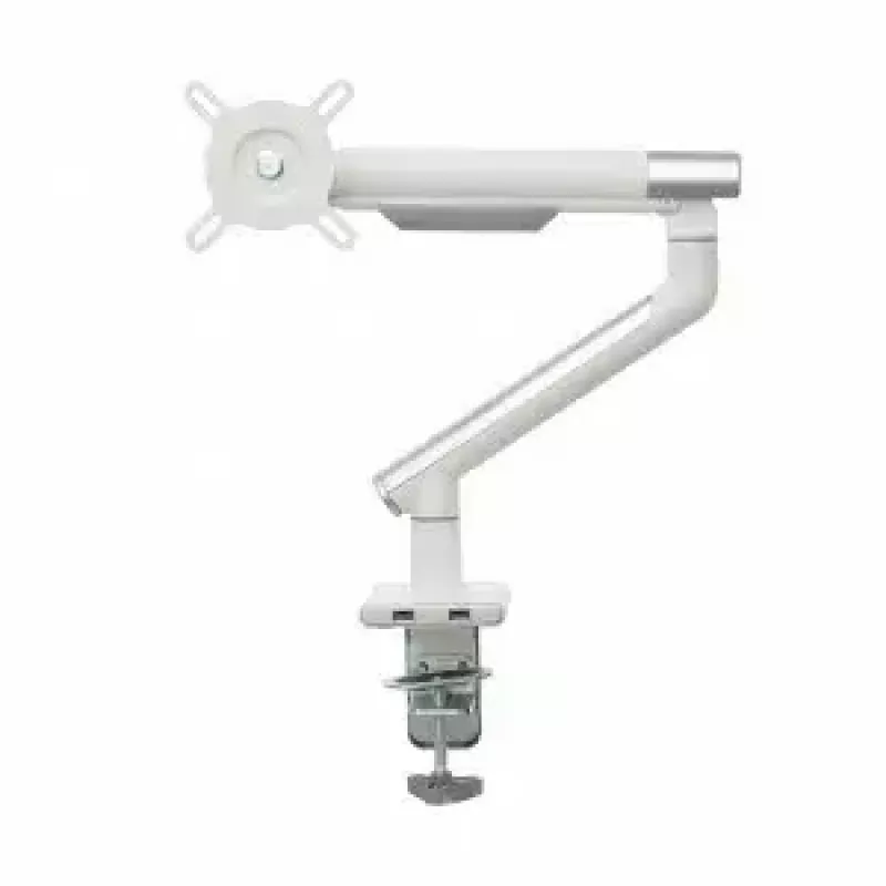 Stalinis monitoriaus laikiklis ART RAMM L-19GD, skirtas 17–32 colių monitoriams, dujinis, 2–9 kg, 2x USB 3.0, baltas, spaustuvas