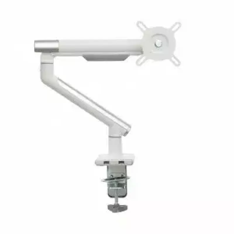 Stalinis monitoriaus laikiklis ART RAMM L-19GD, skirtas 17–32 colių monitoriams, dujinis, 2–9 kg, 2x USB 3.0, baltas, spaustuvas
