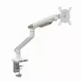 Stalinis monitoriaus laikiklis ART RAMM L-19GD, skirtas 17–32 colių monitoriams, dujinis, 2–9 kg, 2x USB 3.0, baltas, spaustuvas