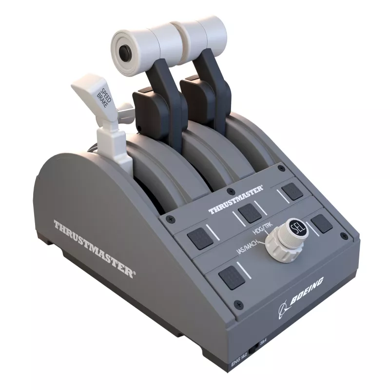 Thrustmaster TCA Quadrant Boeing Edition pilkas USB vairasvirtė PC, Xbox, Xbox One X, Xbox Series S