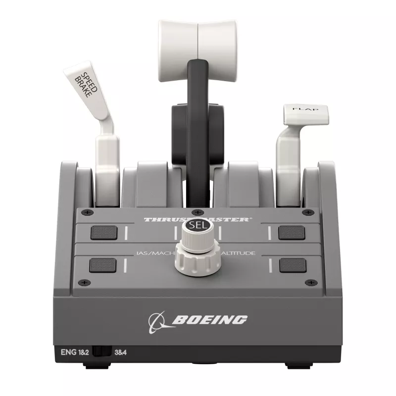 Thrustmaster TCA Quadrant Boeing Edition pilkas USB vairasvirtė PC, Xbox, Xbox One X, Xbox Series S