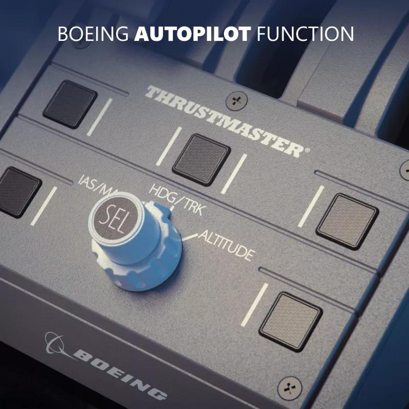 Thrustmaster TCA Quadrant Boeing Edition pilkas USB vairasvirtė PC, Xbox, Xbox One X, Xbox Series S