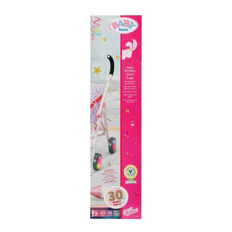 BABY born Happy Birthday Deluxe Buggy lėlės vežimėlis