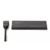 DIGITUS Ultra plonas HDMI skirstytuvas, 1x4, 4K/60Hz HDR, HDCP 2.2, 18 Gbps, maitinamas per Micro USB
