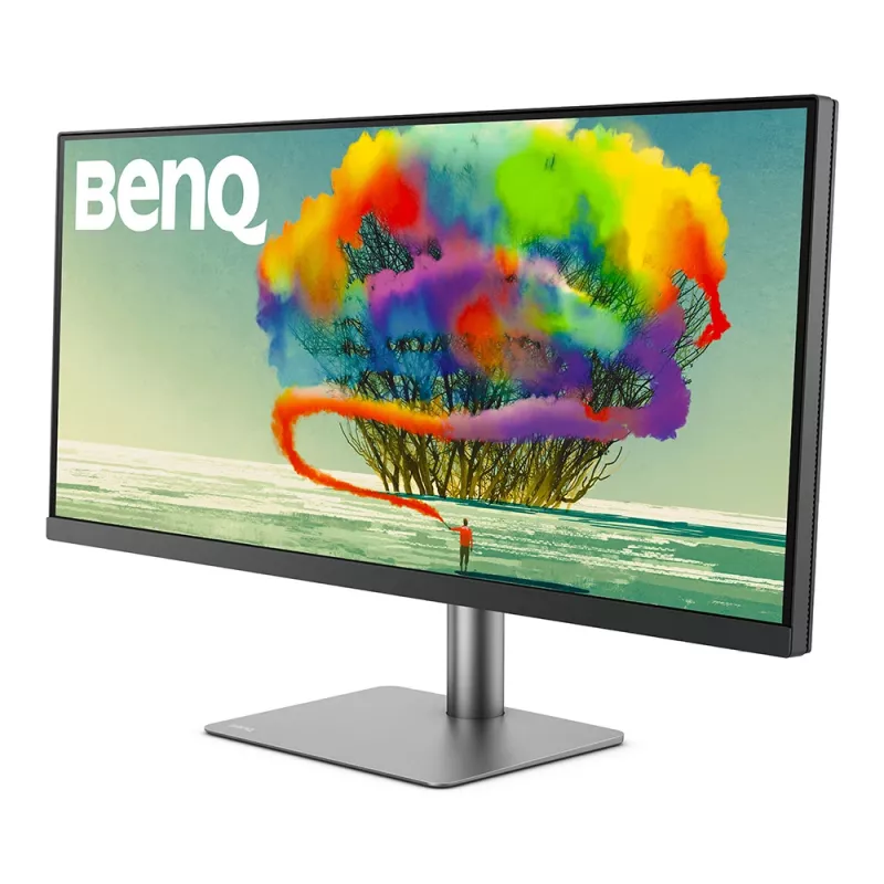 BenQ PD3420Q kompiuterio monitorius 86,4 cm (34 col.) 3440 x 1440 pikselių Quad HD LED pilkas