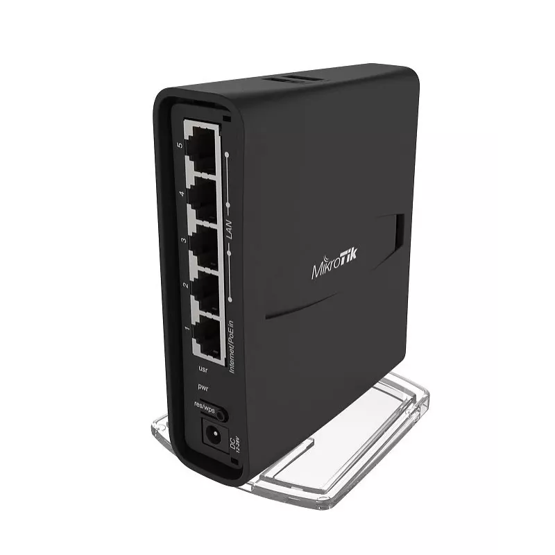 MIKROTIK Hap Ac2 maitinimas per eternetą (PoE) Juoda