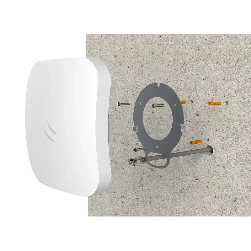 MIKROTIK belaidis prieigos taškas su „Power over Ethernet“, baltas
