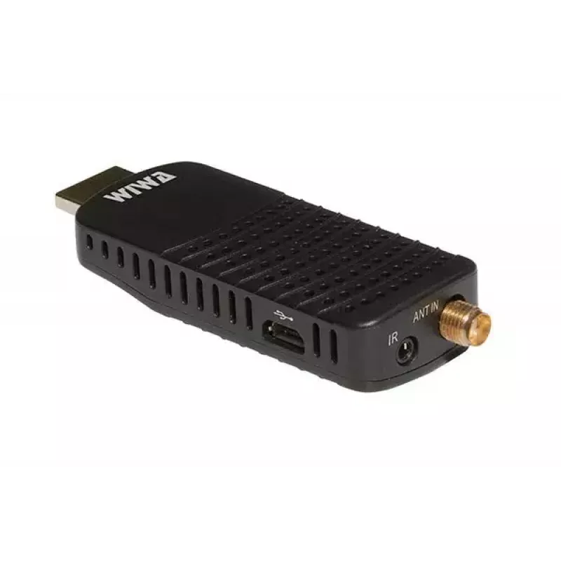DVB-T/DVB-T2 imtuvas WIWA H.265 MINI — H.265 HD skaitmeninis antžeminis tiuneris, Full HD, HDMI, USB, 5V/1.5A