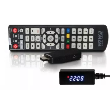DVB-T/DVB-T2 imtuvas WIWA H.265 MINI — H.265 HD skaitmeninis antžeminis tiuneris, Full HD, HDMI, USB, 5V/1.5A