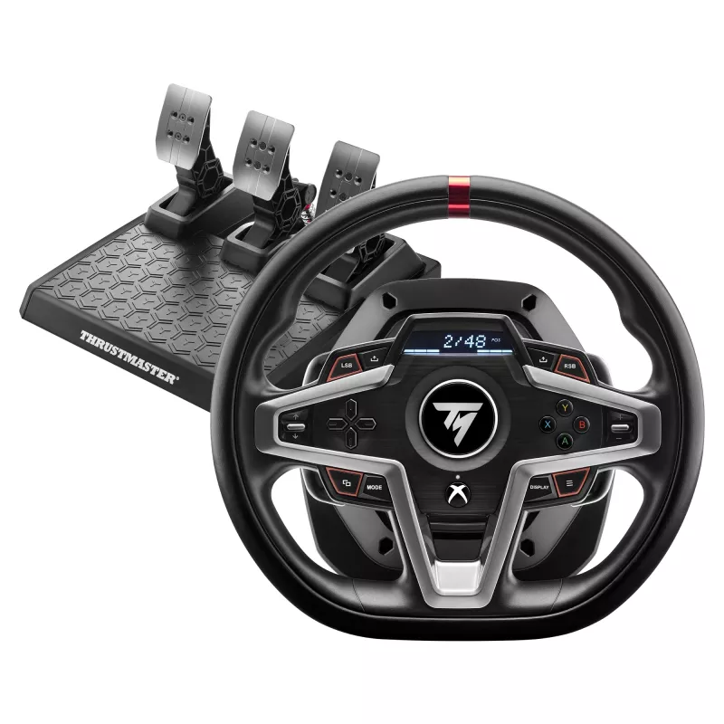 Thrustmaster T248 Juoda USB vairas + pedalai Analoginis / skaitmeninis PC, PlayStation 4, PlayStation 5