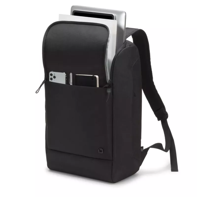 DICOTA Eco Motion - 13 - 15,6 col. nešiojamojo kompiuterio kuprinė - Juoda / 600d Rpet poliesteris