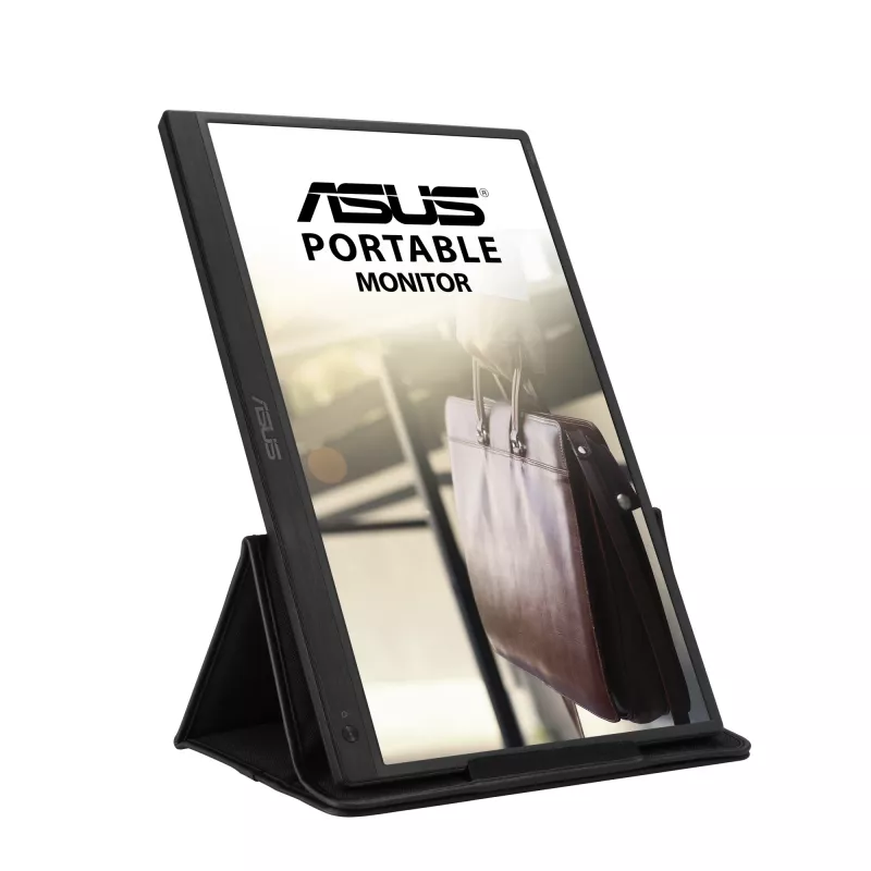 ASUS ZenScreen MB165B kompiuterio monitorius 39,6 cm (15,6 colio) 1366 x 768 pikselių WXGA LCD juodas