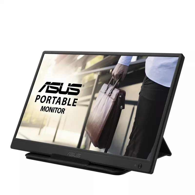 ASUS ZenScreen MB165B kompiuterio monitorius 39,6 cm (15,6 colio) 1366 x 768 pikselių WXGA LCD juodas