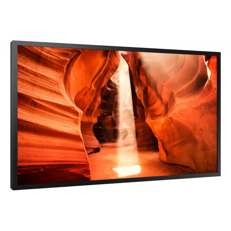 Samsung OM55N-S Skaitmeninių ženklų plokščiasis ekranas 139,7 cm (55 colių) LCD Wi-Fi 4000 cd/m² Full HD Juodas Įmontuotas procesorius Tizen 5.0