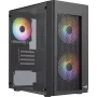Aerocool HEXFORMBKV2 Micro ATX PC Case 3 Fans FRGB Black
