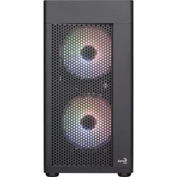 Aerocool HEXFORMBKV2 Micro ATX PC Case 3 Fans FRGB Black