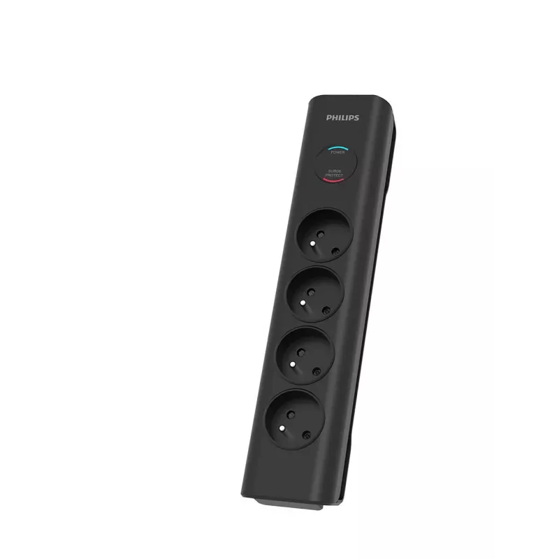Pertempimo apsaugos įrenginys Philips SPN7040BA/60 6 kintamosios srovės lizdai 600 J 2 m juoda