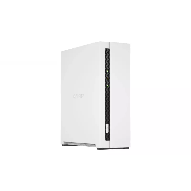 QNAP TS-133 NAS/saugojimo serveris Bokštas Cortex-A55 2 GB DDR4 0 TB QNAP Turbo System Baltas