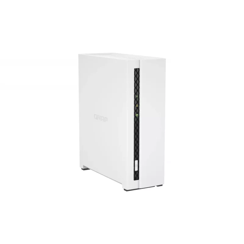QNAP TS-133 NAS/saugojimo serveris Bokštas Cortex-A55 2 GB DDR4 0 TB QNAP Turbo System Baltas