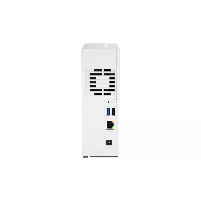 QNAP TS-133 NAS/saugojimo serveris Bokštas Cortex-A55 2 GB DDR4 0 TB QNAP Turbo System Baltas