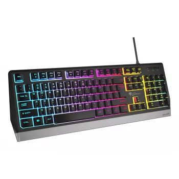 GENESIS Rhod 300 RGB klaviatūra žaidimams USB QWERTY anglų juoda