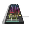 GENESIS Rhod 300 RGB klaviatūra žaidimams USB QWERTY anglų juoda