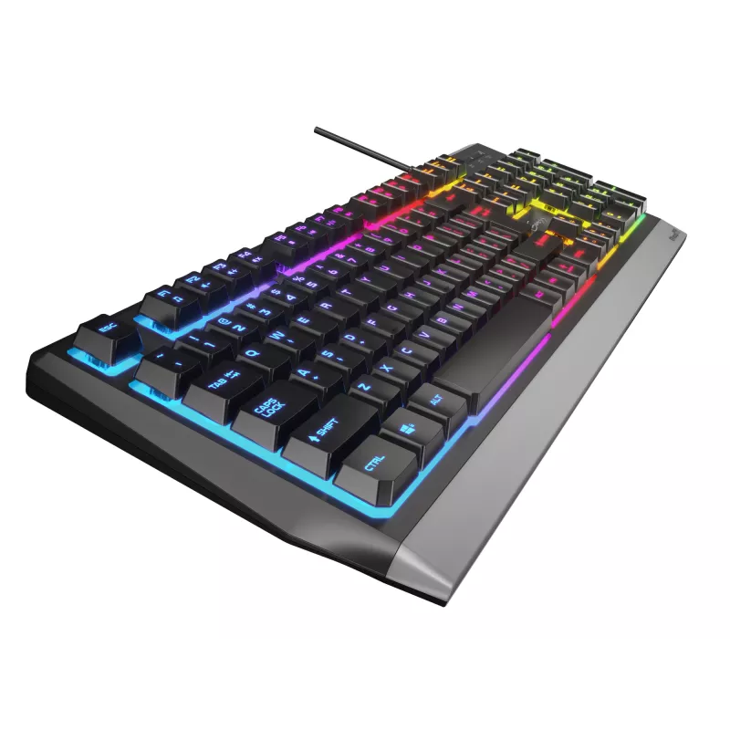 GENESIS Rhod 300 RGB klaviatūra žaidimams USB QWERTY anglų juoda