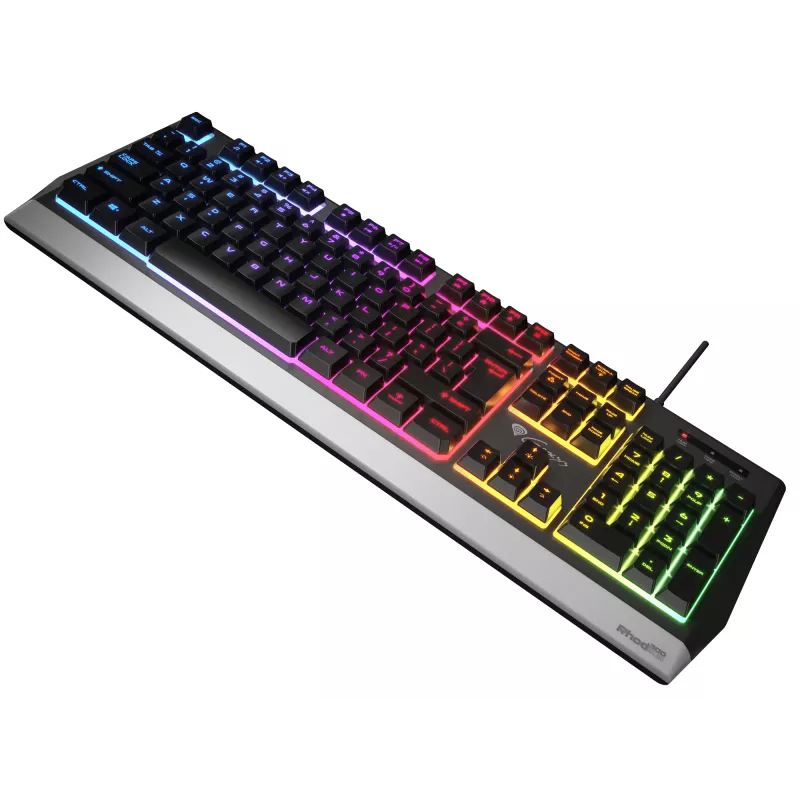 GENESIS Rhod 300 RGB klaviatūra žaidimams USB QWERTY anglų juoda