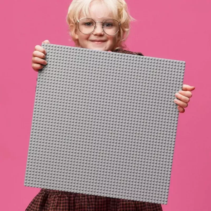 LEGO statybinė plokštė 11024 — Klasikinė pilka pagrindo plokštė 48x48 kaiščių (380 × 380 mm)
