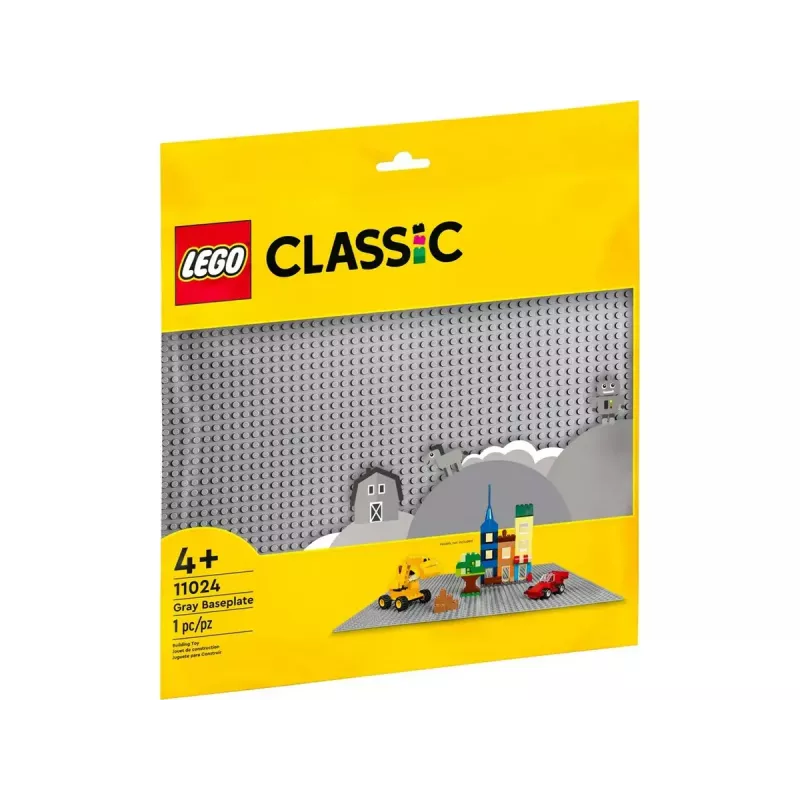 LEGO statybinė plokštė 11024 — Klasikinė pilka pagrindo plokštė 48x48 kaiščių (380 × 380 mm)