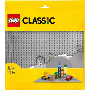 LEGO statybinė plokštė 11024 — Klasikinė pilka pagrindo plokštė 48x48 kaiščių (380 × 380 mm)