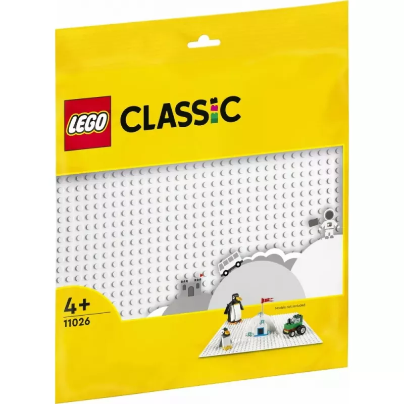 Statybinė plokštė LEGO 11026 — pagrindo plokštė 32x32 kaiščiai, balta
