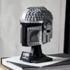 Konstruktorius LEGO Mandalorian Helmet 75328 — Star Wars demonstracinis modelis, kolekcinis rinkinys, 584 dalys, amžius 18+