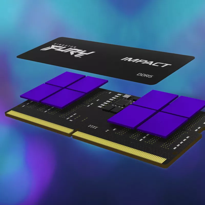 Kingston Technology FURY 32GB 4800MT/s DDR5 CL38 SODIMM (2 vnt. rinkinys) Impact