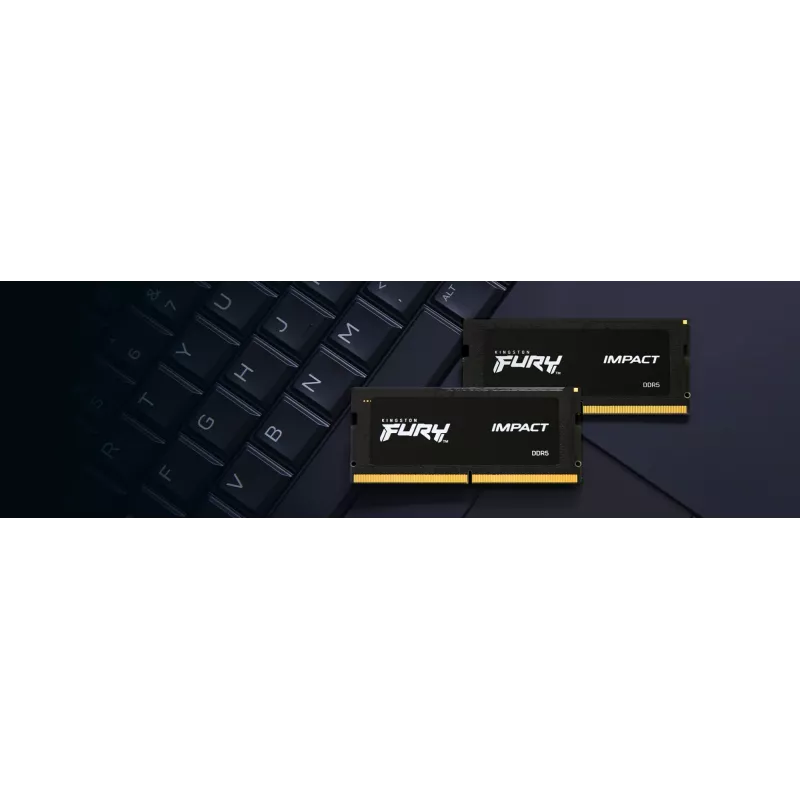 Kingston Technology FURY 32GB 4800MT/s DDR5 CL38 SODIMM (2 vnt. rinkinys) Impact