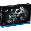 LEGO Technic motociklo modelis BMW M1000RR 42130 su detaliu varikliu ir veikiančia pakaba