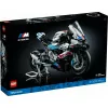 LEGO Technic motociklo modelis BMW M1000RR 42130 su detaliu varikliu ir veikiančia pakaba