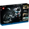 LEGO Technic motociklo modelis BMW M1000RR 42130 su detaliu varikliu ir veikiančia pakaba