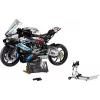LEGO Technic motociklo modelis BMW M1000RR 42130 su detaliu varikliu ir veikiančia pakaba