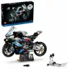 LEGO Technic motociklo modelis BMW M1000RR 42130 su detaliu varikliu ir veikiančia pakaba