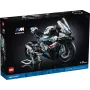 LEGO Technic motociklo modelis BMW M1000RR 42130 su detaliu varikliu ir veikiančia pakaba