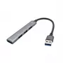 i-tec Metal USB 3.0 HUB'das 1x USB 3.0 + 3x USB 2.0